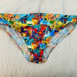 AussieBum Swimwear Briefs. XXL. Super Hero Print